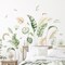 Boho Palm Leaves Wall Decals Green Tropical Plants Wall Stickers
